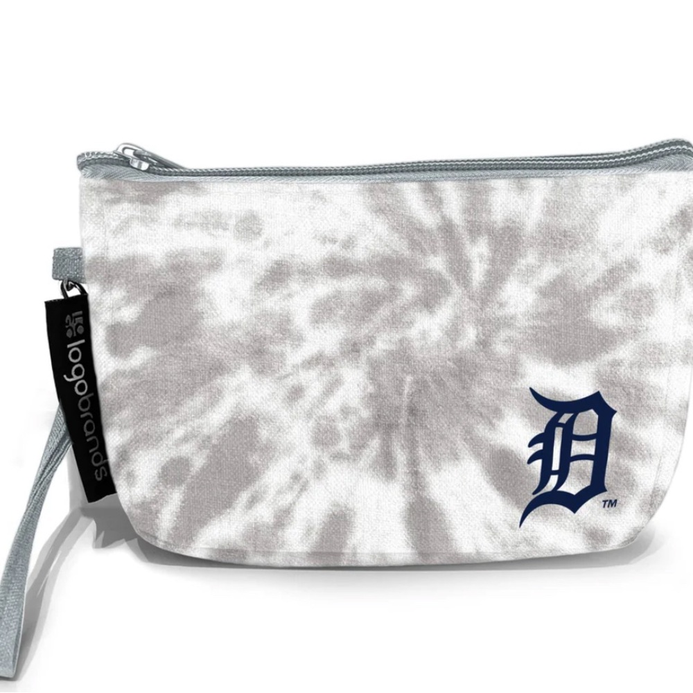 logobrands Detroit Tigers Tie Die Wristlet